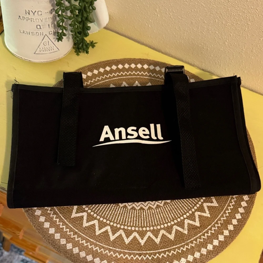 NWOT Ansell Black 8 pocket Tool Bag/ Wrap for punches, wrenches & more